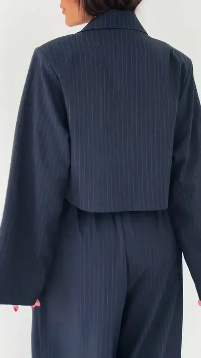 Eclat™ -Insieme da Donna Bustier + Giacca – Stile Elegante & Trendy