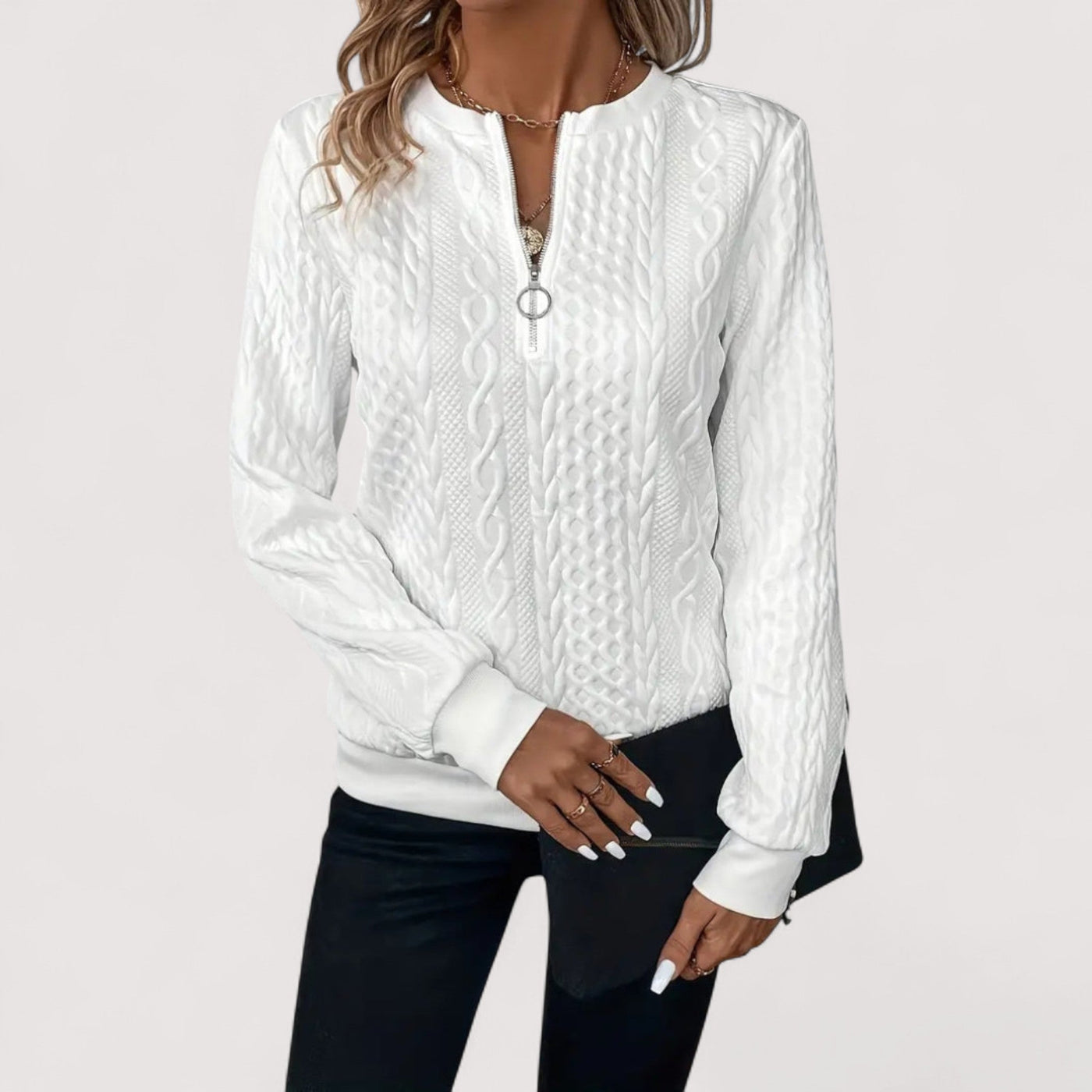 Birgit™ | Maglione elegante in jersey