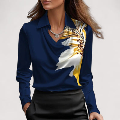 Charlotte™ | Blusa in satin con scollo a V