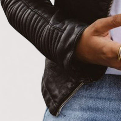 Anais™ | Giacca di pelle elegante