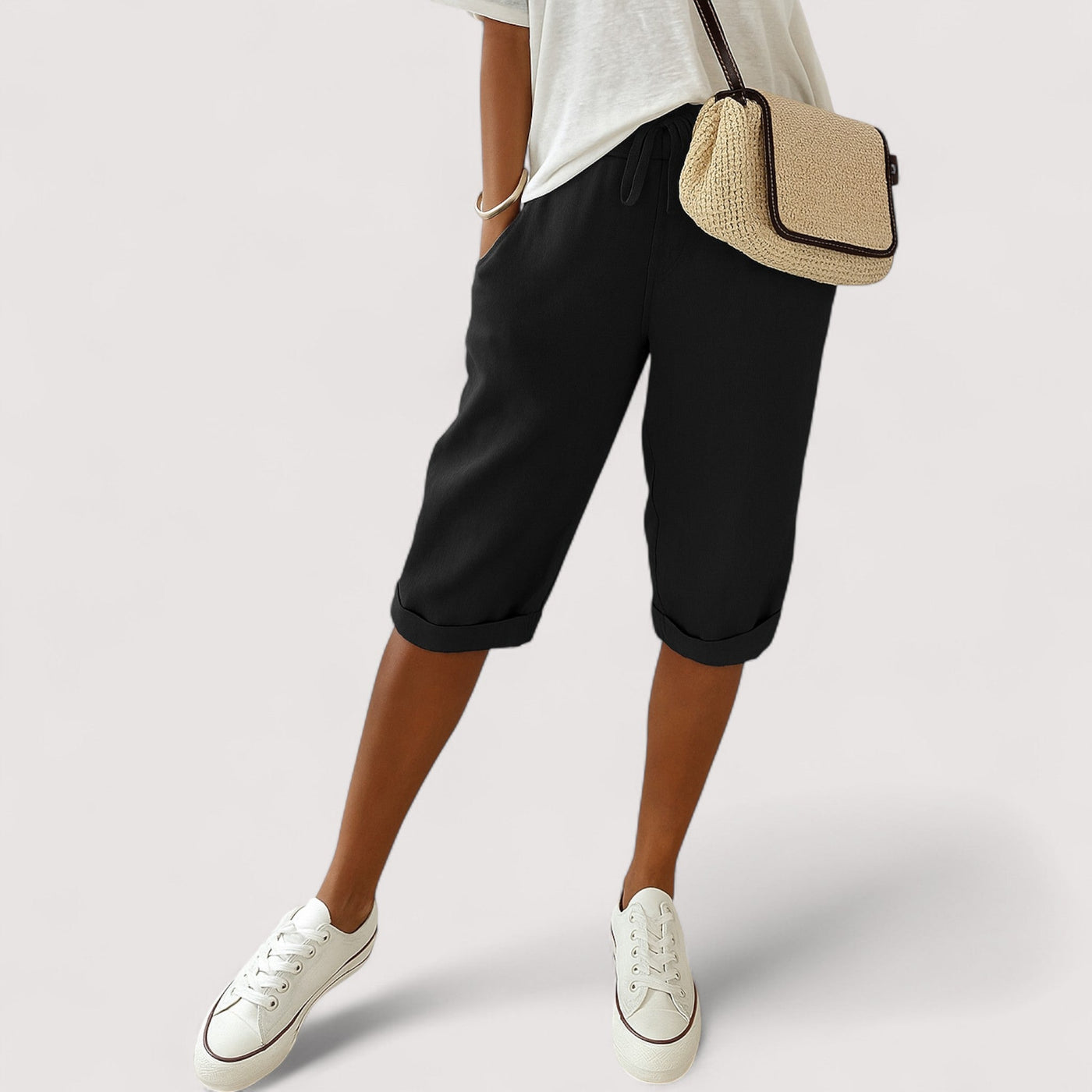 Astrid™ | Pantaloni corti in cotone