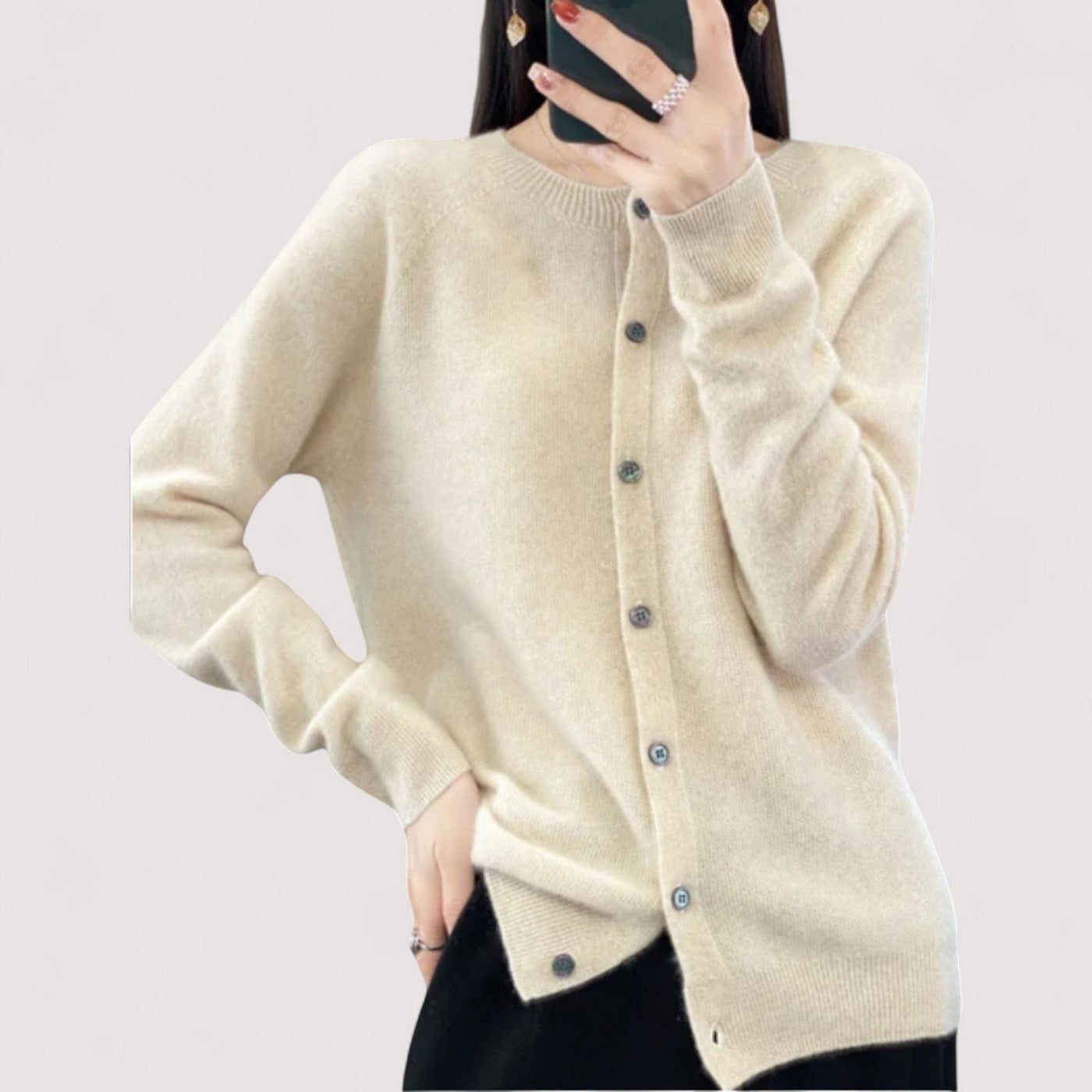 Darija™ – Morbido cardigan con bottoni