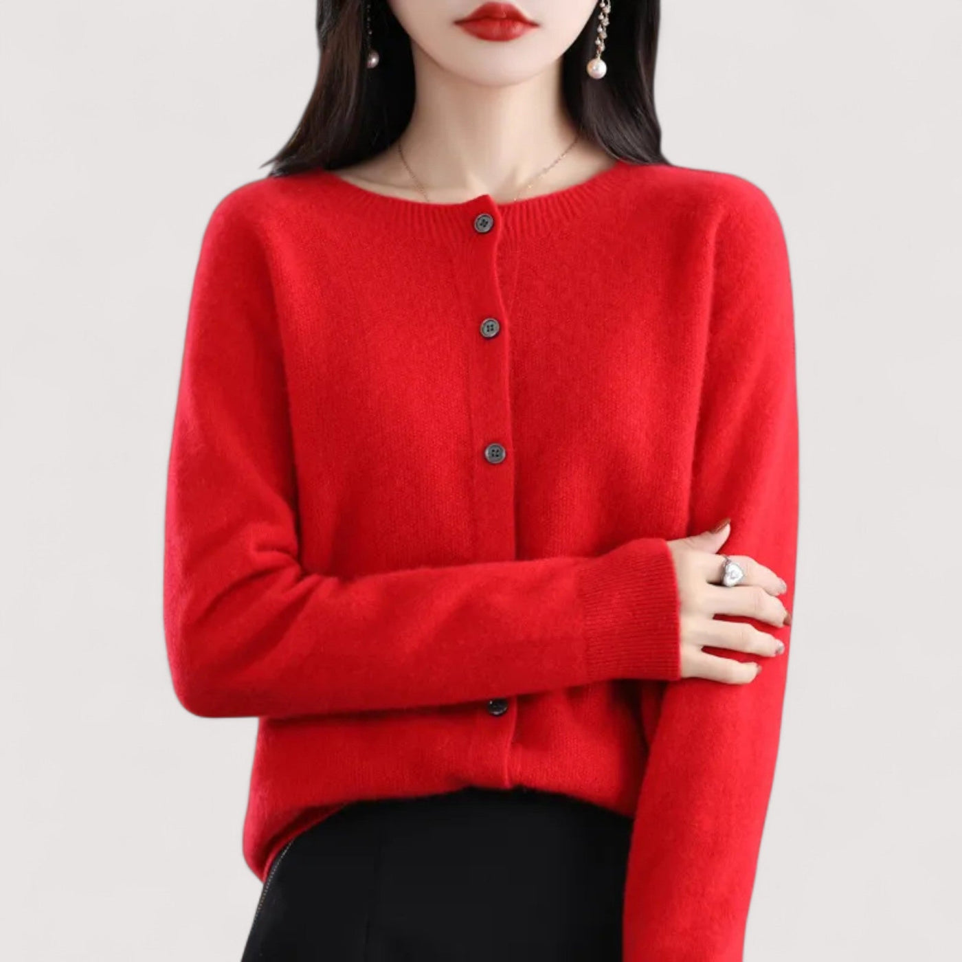 Darija™ – Morbido cardigan con bottoni